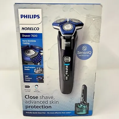 Philips Norelco Rechargeable Wet & Dry Shaver 7600 Series Sense LQ Technology • $69.97