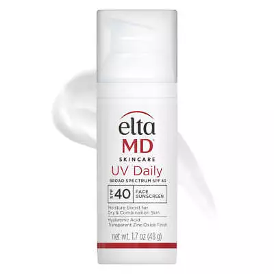 Elta MD UV Daily Broad Spectrum SPF 40 Facial Sunscreen 48g 1.7oz EXP3/26 NEW FA • $31.19