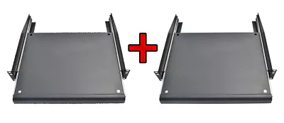 2 X PCS 19  Rack Mount ADJUSTABLE Pull-Out Sliding Keyboard Mouse Shelf Tray • $89.99