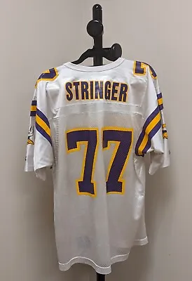 Rare Champion NFL Korey Stringer Minnesota Vikings Jersey #77 Sz 48 • $72