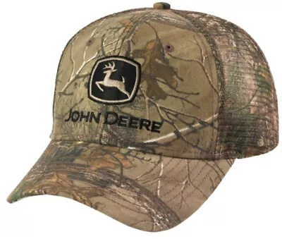 £27.04 • Buy NEW John Deere Realtree Edge Camo Twill Mesh Back Cap Hat LP73683