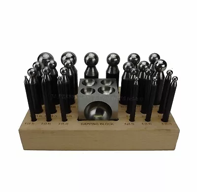 Steel Dapping Doming Block Die Set Metal Forming Punch Puncher Metal Fabrication • $55.89