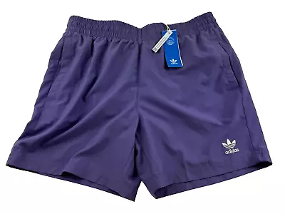 New Adidas Mens Purple/Violet 5.5  Inseam Soft Athletic Shorts • $44.97