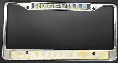 1956s (ROSEVILLE CA) ERNIE “ CADDEL CHEVROLET”DEALER-LICENSE PLATE FRAME-VINTAGE • $158.88