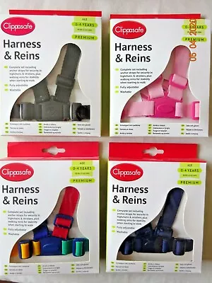 CLIPPASAFE PREMIUM Safety Harness & Reins HIGHCHAIR Anchor Straps 0-4 YEARS • £11.75