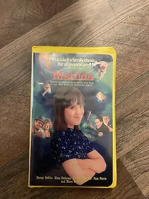 1996 RARE Matilda Yellow Clamshell VHS Vintage • $14.99