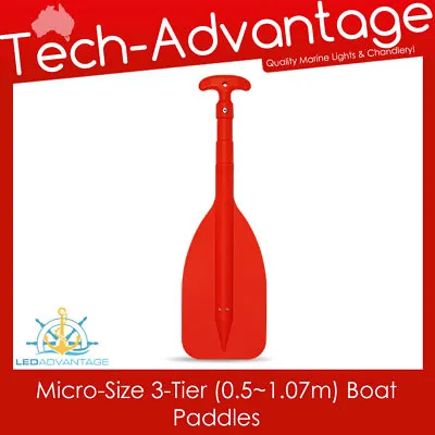 Orange Telescopic 50cm - 107cm Compact Kayak/boat/canoe/spare Oars Paddle • $33.80