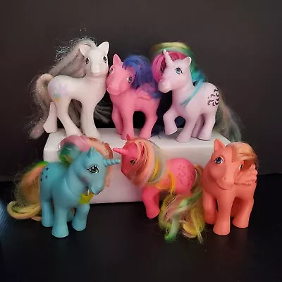 Lot Of 6 Vintage My Little Pony Windy Flutterbye Starflower Pinwheel MORE 1980s • $69.99