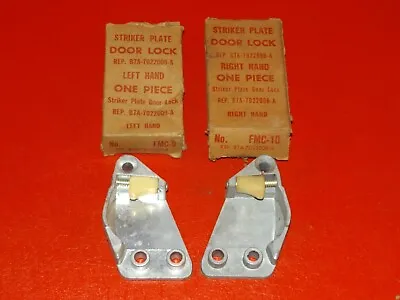 $39.95 • Buy NORS NOS 1957-1960 Ford Mercury Edsel Car Truck PAIR Door Lock Striker Plates