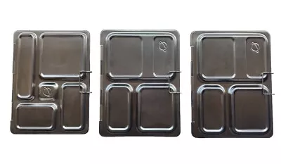  Like New  Planet Box Rover Stainless Steel  Lunch Box  Set Of 3 Pieces • $36.38