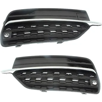 Bumper Grille Set For 2016-2021 Volvo XC90 Front Driver And Passenger Side Outer • $117.93