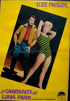 ROUSTABOUT ELVIS PRESLEY Italian Fotobusta Movie Poster 1 1964 RARE • $150