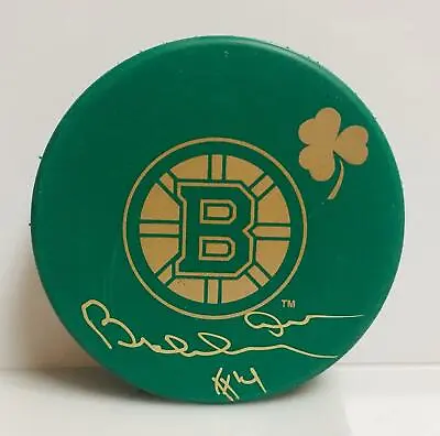 Bobby Orr Boston Bruins Signed Autographed Green St.Patricks Day Hockey Puck • $299.99