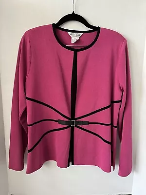 Exclusively MISOOK Petite Medium Fuchsia Pink Blazer Jacket Acrylic • $29.99