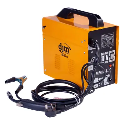 DJM MIG Welder 130Amp 230V Gasless Welding Machine Workshop Garage No Gas • £99.99