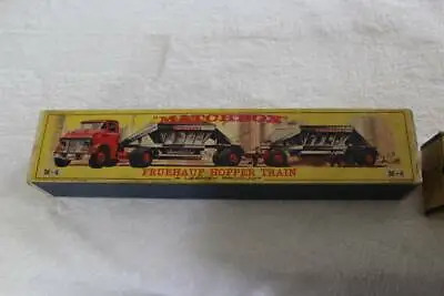 Matchbox Lesney M-4;Fruehauf Hopper Train Set In; Slide Box • $195