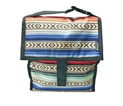 PackIt Freezable Lunch Bag - Southwest Aztec Design Multicolor • $9.99