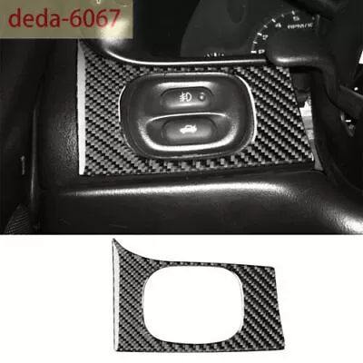 Carbon Fiber Interior Headlight Switch Cover For Chevrolet Corvette C5 1998~2004 • $19.68