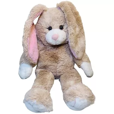 Build-A-Bear  Floppy Ear Bunny Rabbit Stuffed Animal Plush 18   Cinnamon Swirl   • $32.50