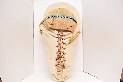 California MONO Baby Native American Papoose Cradleboard Pasak BASKET Paiute • $250.58