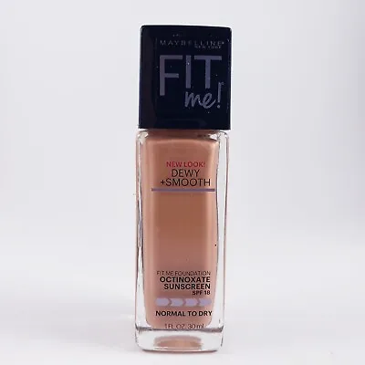 Maybelline Fit Me Dewy & Smooth Liquid Foundation SPF 18 #245 Classic Beige • $8.49