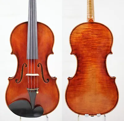 Maestro Guarneri 1743 Cannon 4/4 Violin Copy #7075. Powerful Tone • $459