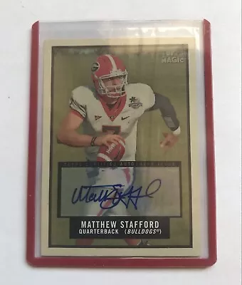 2009 Matthew Stafford Topps Magic Auto Autograph Rookie Year One Of 50 SP • $225