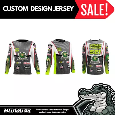 Custom Design Jersey (Motocross -Racing -Enduro -Cycling- Sports -AD) • $44.99