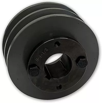 $49.06 • Buy 2 Groove Cast Iron Electric Motor Pulley Sheave 3.05 , Two Groove 3l 4l A Belts