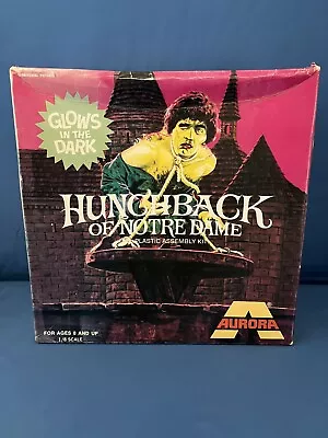 Vintage 1972 Aurora HUNCHBACK OF NOTRE DAME Glow In The Dark Monster Model • $109.99