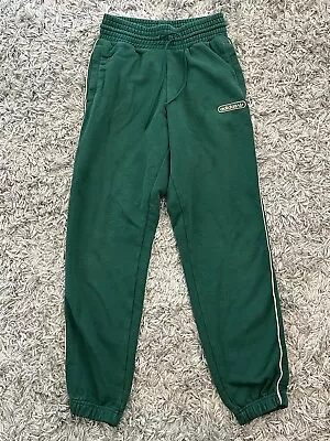 Vintage Adidas Sweatpants Joggers Green Sport Exercise Track Small • $39.99