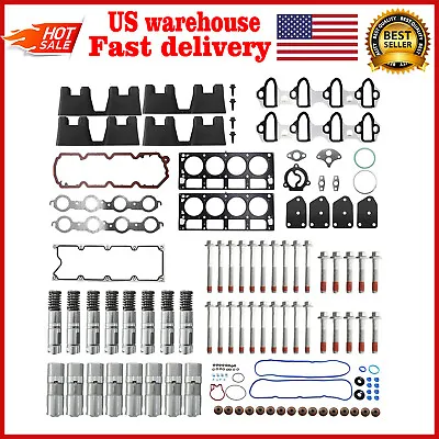 For GM 5.3 AFM Lifter Replacement Kit Head Gasket Set Head Bolts Lifters，Guides • $299.95