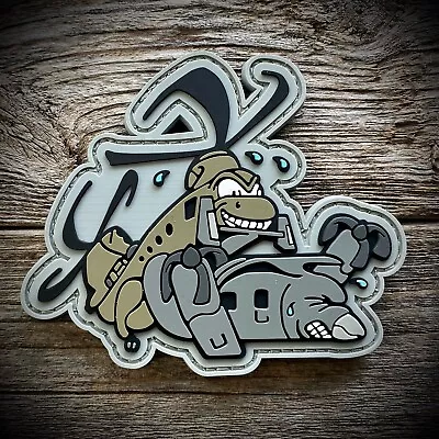 Phuck The Osprey - Helicopter Cartoon PVC Patch - CH46 Phrog - V22 Osprey - CH47 • $11.99