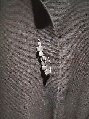 £31 • Buy Crea Concept Rundholz Large Black Pin For Cardigan Or Top