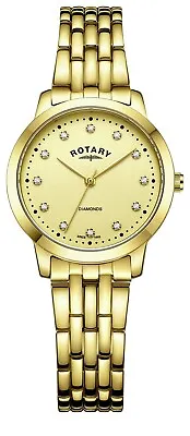 Rotary Ladies Watch Gold Coloured Bracelet • £44.99