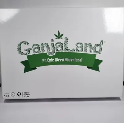 $35 • Buy Ganjaland Board Game An Epic Weed Adventure For Adults Like New Condition 