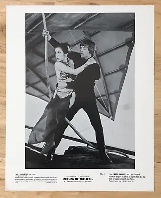 Vintage Star Wars Rotj Luke Skywalker & Slave Leia Promotional 8  X 10  Photo • $39.99