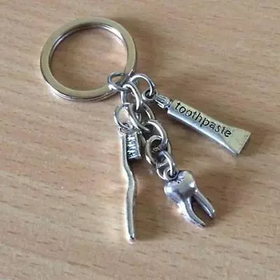 £2.65 • Buy Dentist Keyring Dentist Keychain Dental Assistant Dental Hygienist Gift BA