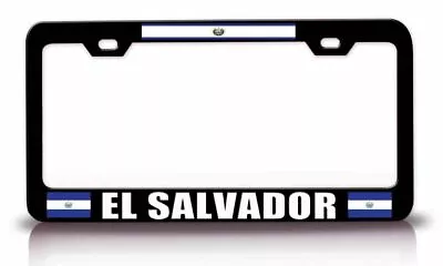 EL SALVADOR Flag Steel License Plate Frame • $15.95