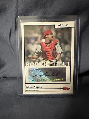 Mike Napoli Auto Rookie Debut Topped  • $10