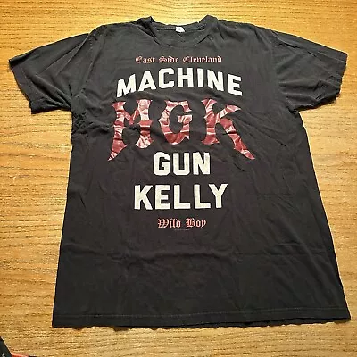 XL - Official Machine Gun Kelly MGK Shirt Black Wild Boy 2012 Cleveland Lace Up • $30