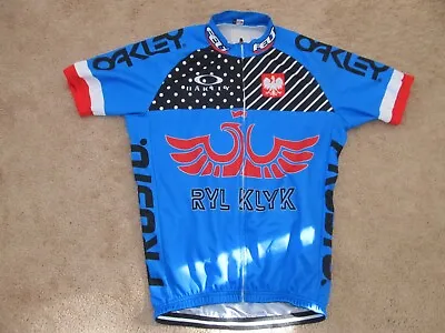 Oakley Polska Rylklyk Bike Bicycle Cycling Jersey-Adult XL • $29.99