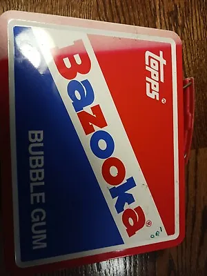 TOPPS BAZOOKA Bubble Gum Vintage Metal Lunch Box Comic Characters Joe Lunchbox • $20