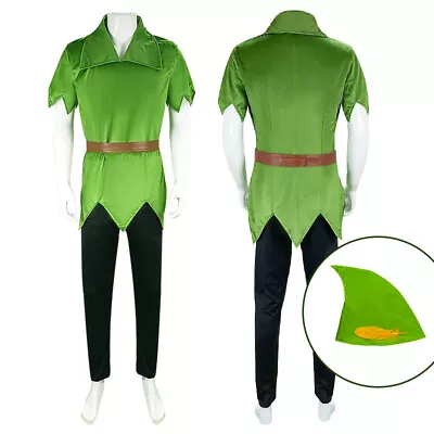 Cosplay Peter Pan Wendy Costume Halloween Masquerade Suits Full Set Outfits Mens • £27.60