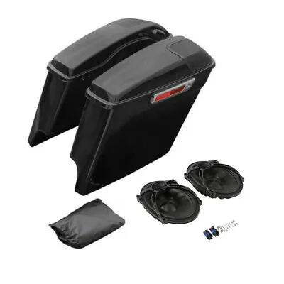 $598.84 • Buy 5  Extended Saddlebags W/ 5  X 7  Speakers Fit For Harley Touring 2014-2023 2022