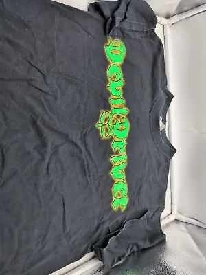 Devil Driver Horns High Marijuana Leaf T-shirt Size Med • $19.99