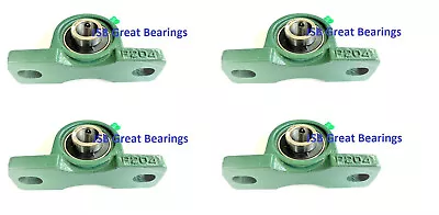 (Qty.4) UCP202-10 Solid Based Pillow Block Bearing Double Seal 5/8 ID 2-Bolt • $25.20