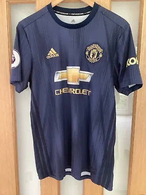 Manchester United FC Adidas 2018/19 Player Style Away Shirt Adults M    DP622 • £27
