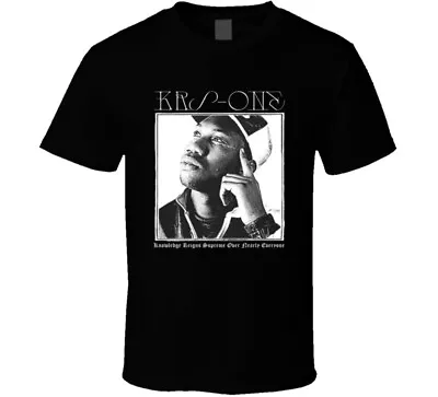 Krs-one Rap Music Fan T Shirt • $20.99