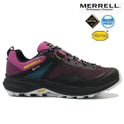 Ladies Merrell Hiking Boots Waterproof Goretex Ankle Walking Trail Trek Trainers • £59.95